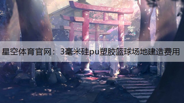 3毫米硅pu塑胶篮球场地建造费用